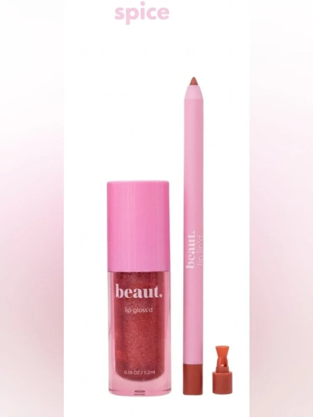 Spice Lip Gloss & Liner Duo